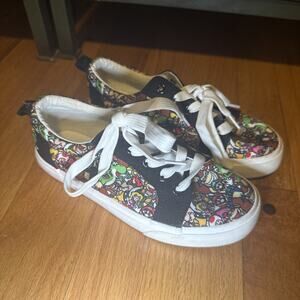 Official Nintendo Ground Up Super Mario Bros Shoes Youth size 3 Low Canvas